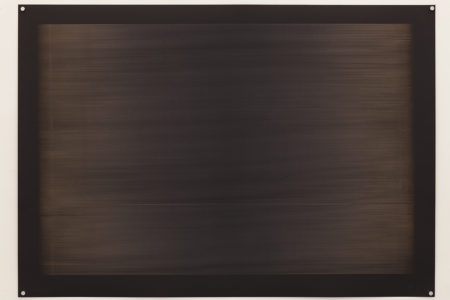 Laser line phase wave form no. 1, 2015, 100x70cm, 445nm laser on paper